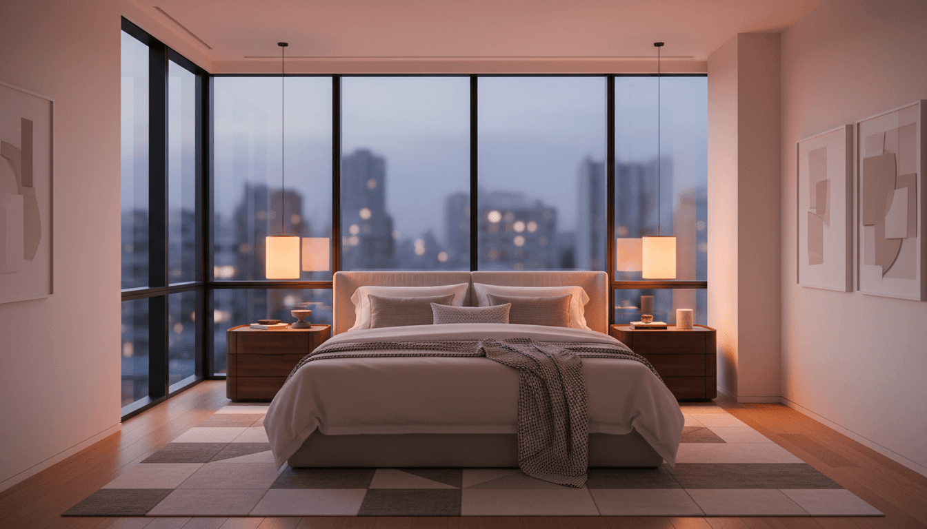 Regular maintenance - pristine luxury bedroom