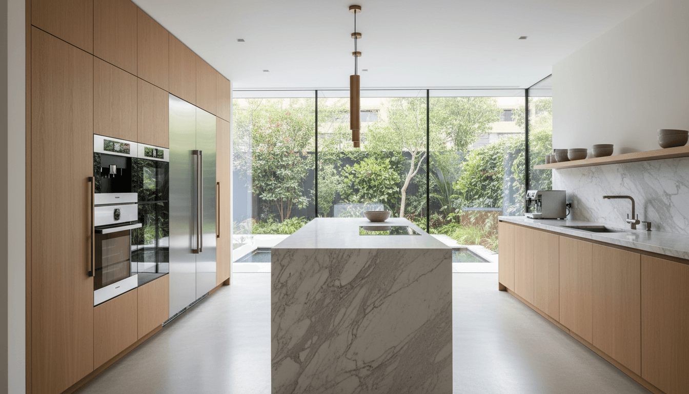One-time deep clean - immaculate luxury kitchen